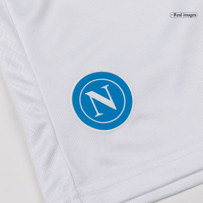 Napoli Infantil 
 Casa Futebol Camisa Conjunto (Camisa+Shorts+Meias) 2025/26 Azul
