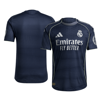 Jogador Real Madrid Fora Futebol Camisas 2025/26 Marinha