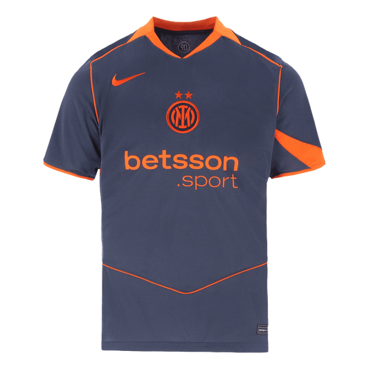 Inter Milan Fora Terceira Camisa 2025/26 Marinha camisola de futebol
