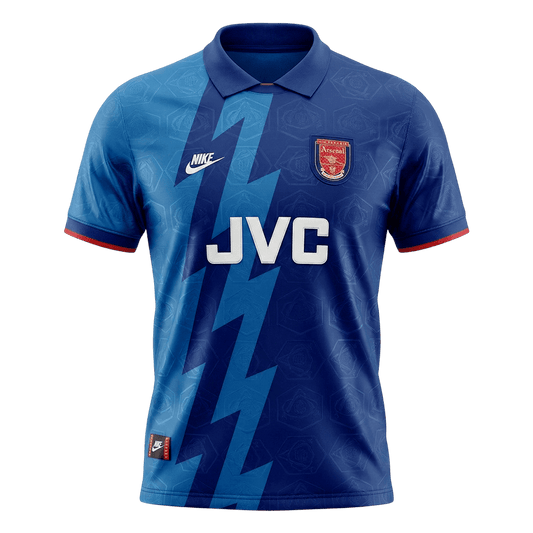 Retrô Arsenal Fora Camisa 1995 Azul camisola de futebol 2025/26