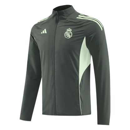 Real Madrid Jaqueta Jaqueta Corta-Vento 2025/26 Verde