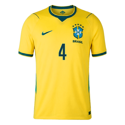 MARQUINHOS #4 Brasil Casa Copa do Mundo Camisa 2026 Amarelo