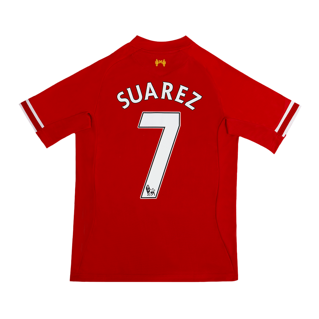Camisola de futebol retro SUAREZ #7 Liverpool 2013/14 2025/26