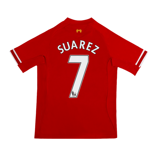 Camisola de futebol retro SUAREZ #7 Liverpool 2013/14 2025/26