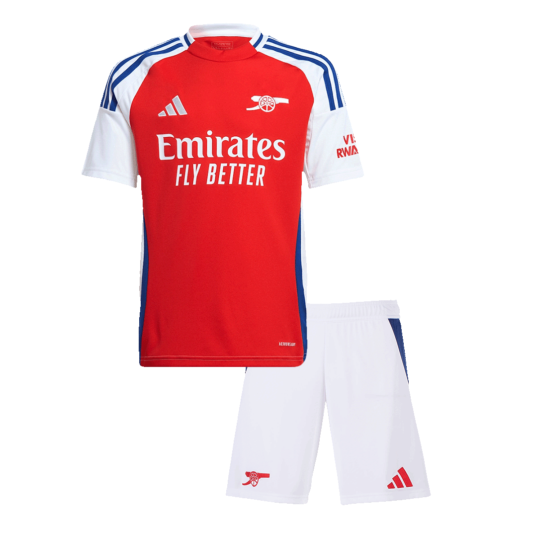 Arsenal Infantil  Casa Futebol Camisa Conjunto (Camisa+Shorts) camisola de futebol 2025/26