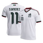 S.GIMENEZ #11 México Fora Copa do Mundo Camisa 2026 Branco