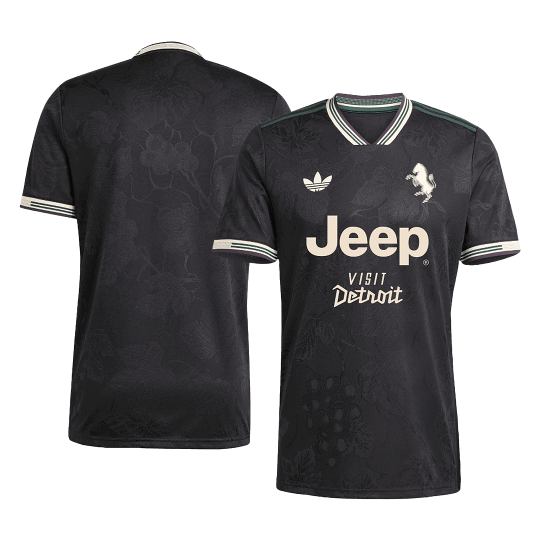 Jogador Juventus Fora Terceira Futebol Camisas 2025/26 Preto