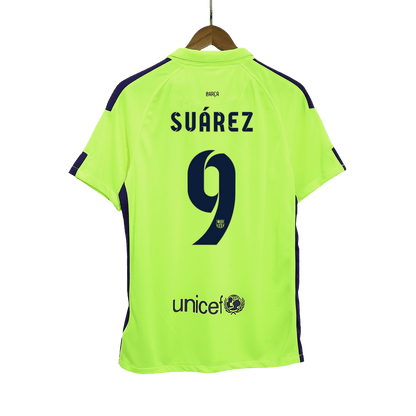 Camisola retro SU?REZ #9 Barcelona Third Fora Camisola de futebol 2014/15 2025/26