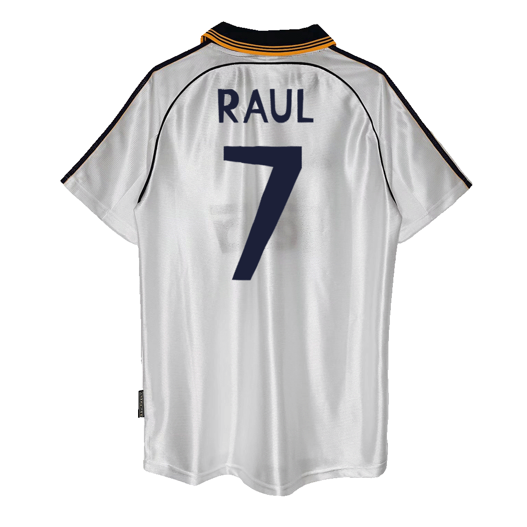 Camisola de futebol retro Real Madrid RAUL #7 1998/00 2025/26