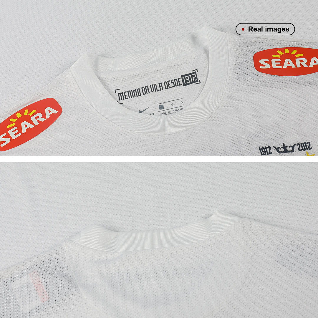 Santos FC NEYMAR JR #11 Camisola Retro Casa 2012