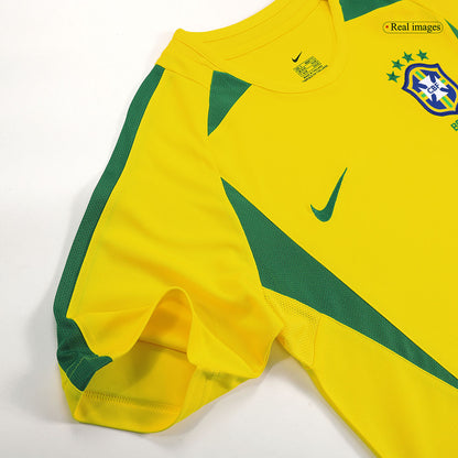 Camisola Retro RONALDINHO #11 Brasil Casa 2002/03