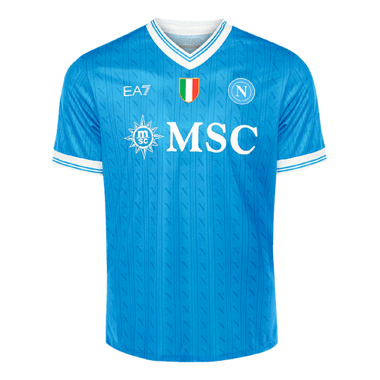 Napoli Casa Camisa 2025/26- Azul camisola de futebol