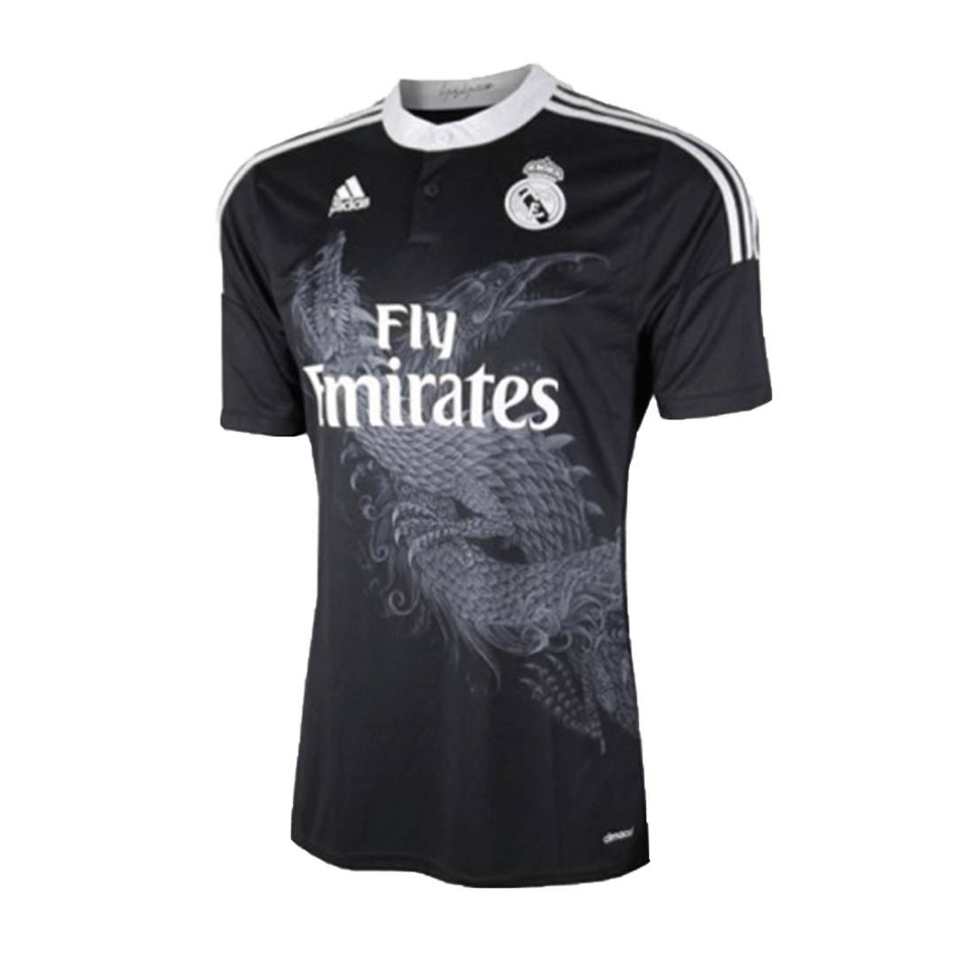 Camisola Retro Real Madrid RONALDO #7 Terceira Fora Camisola de Futebol 2014/15