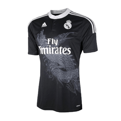 Camisola Retro Real Madrid RONALDO #7 Terceira Fora Camisola de Futebol 2014/15