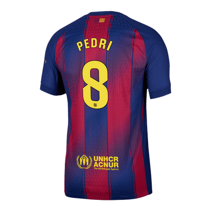 Jogador PEDRI #8 Barcelona Casa Futebol Camisas 2025/26
