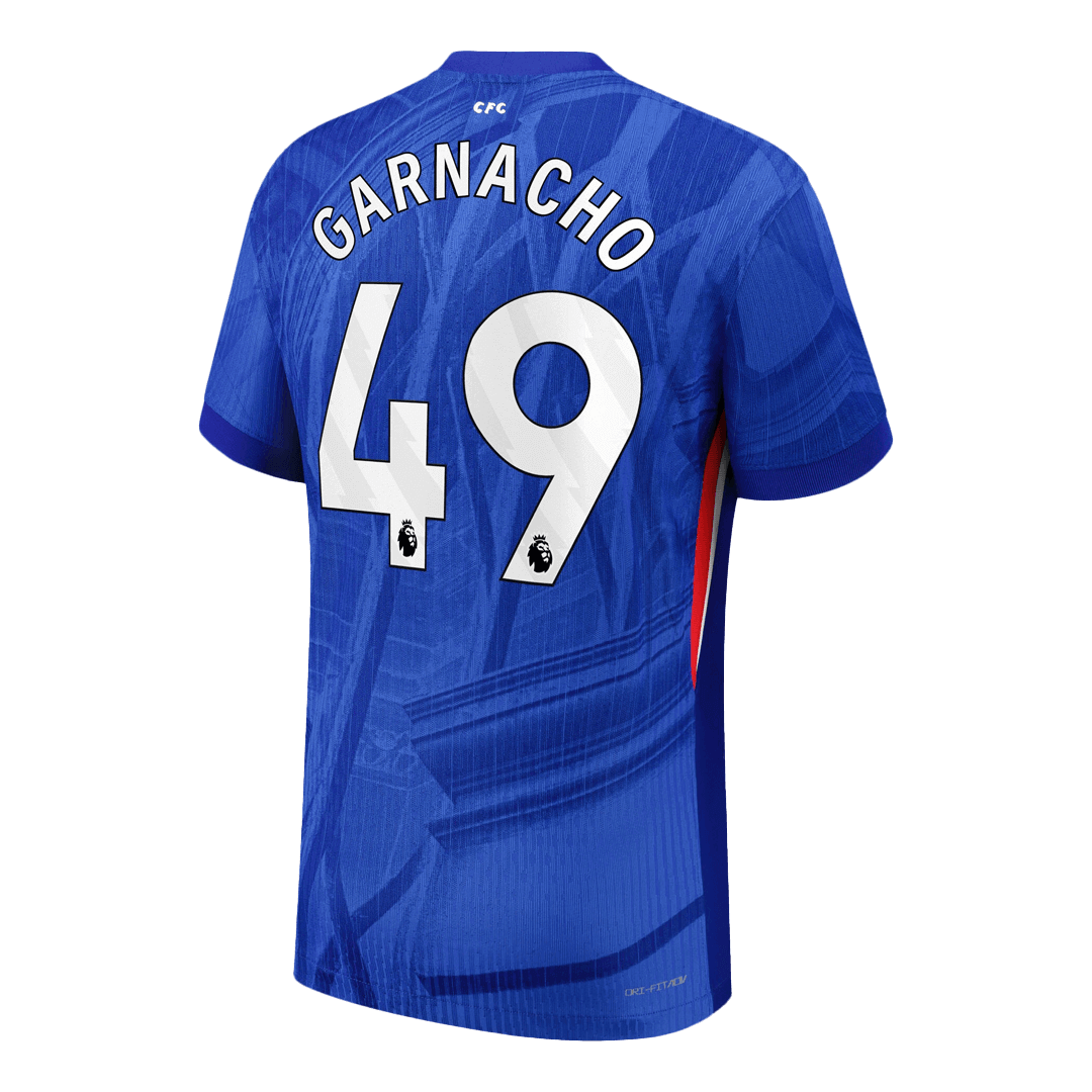 Jogador GARNACHO #49 Chelsea Casa Futebol Camisas 2025/26 Azul