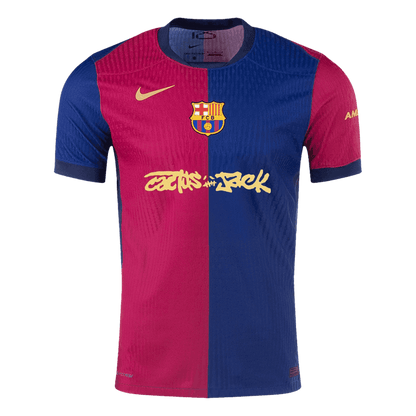 Camisola de futebol Jogador Barcelona &Travis Scott Home 2025/26