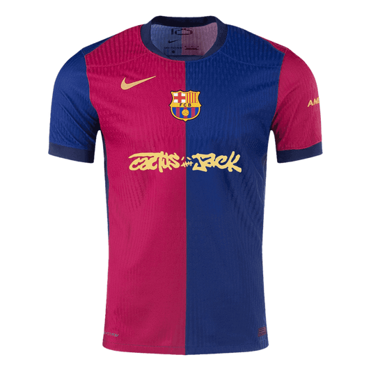 Camisola de futebol Jogador Barcelona &Travis Scott Home 2025/26