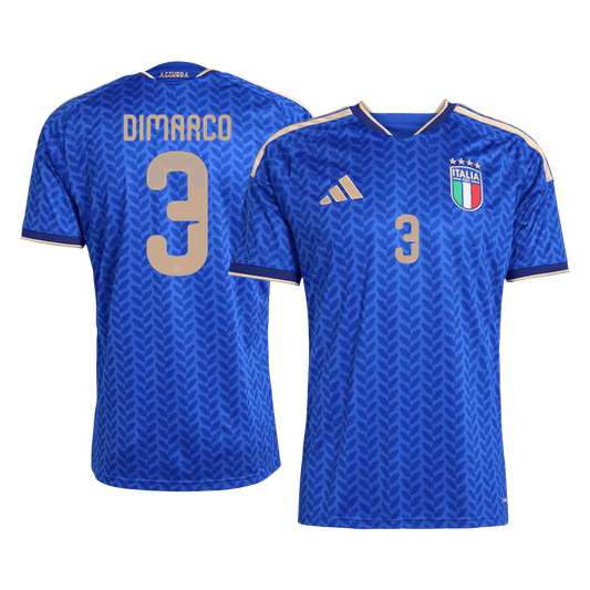 DIMARCO #3 Italy Casa Camisa 2026 Azul - camisola de futebol para adeptos em Portugal