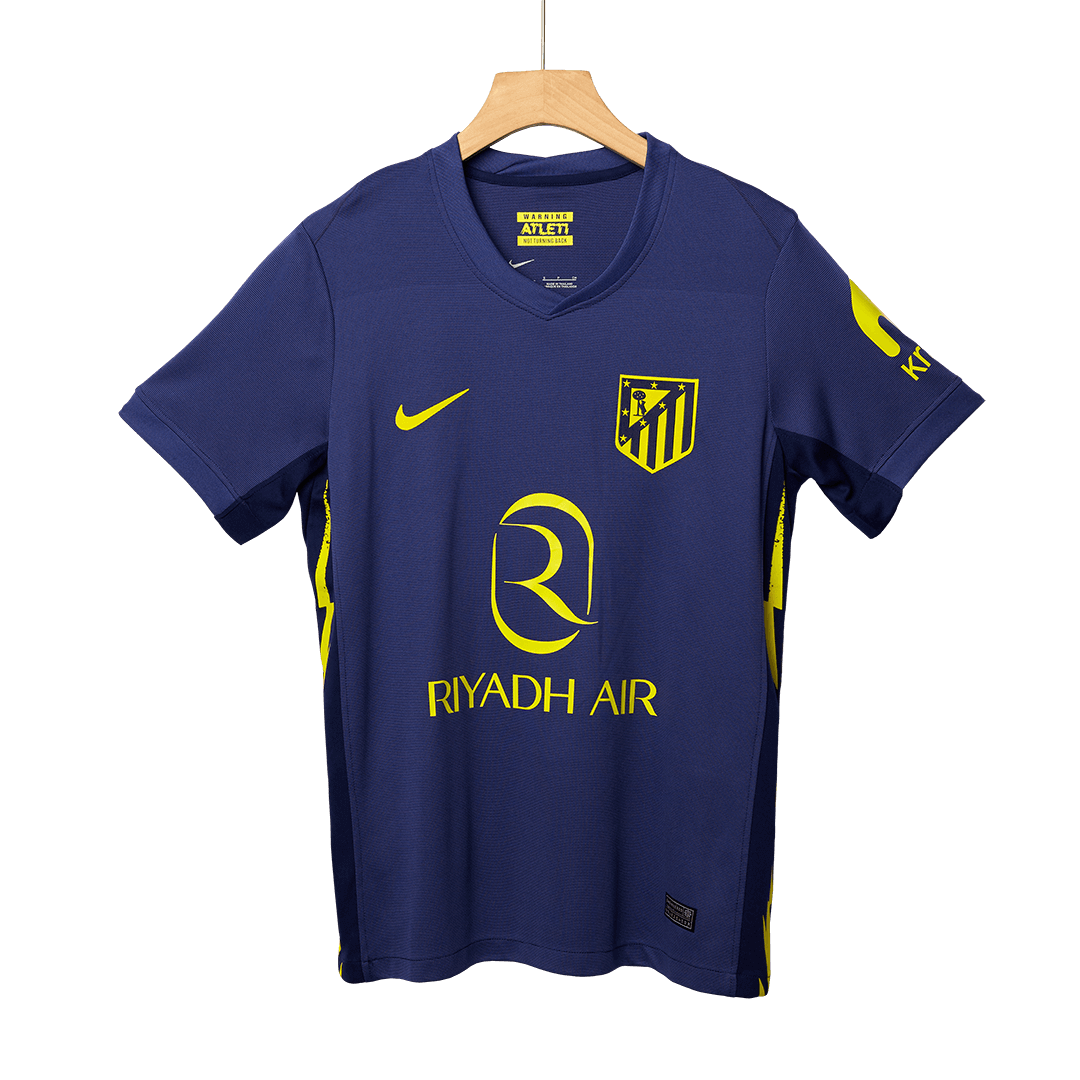 SØRLOTH #9 Atletico Madrid Fora Camisa 2025/26 Marinha