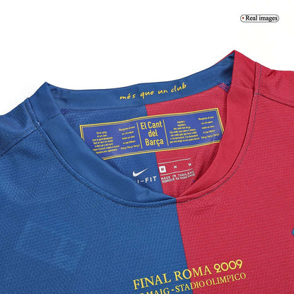 XAVI #6 Barcelona Camisola Retro Casa Manga Comprida 2008/09 - Final da UCL