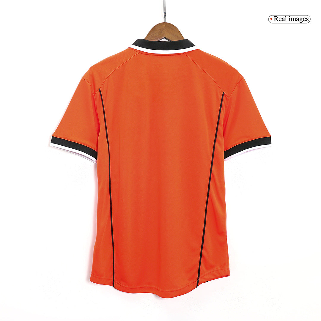 Retrô Países Baixos Casa Copa do Mundo Camisa 1998 Laranja