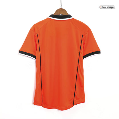 Retrô Países Baixos Casa Copa do Mundo Camisa 1998 Laranja