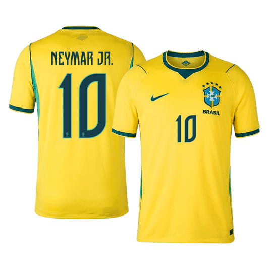 NEYMAR JR. #10 Brasil Casa Copa do Mundo Camisa 2026 Amarelo