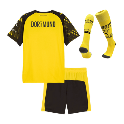 Borussia Dortmund Infantil 
 Casa Futebol Camisa Conjunto (Camisa+Shorts+Meias) 2025/26 Amarelo