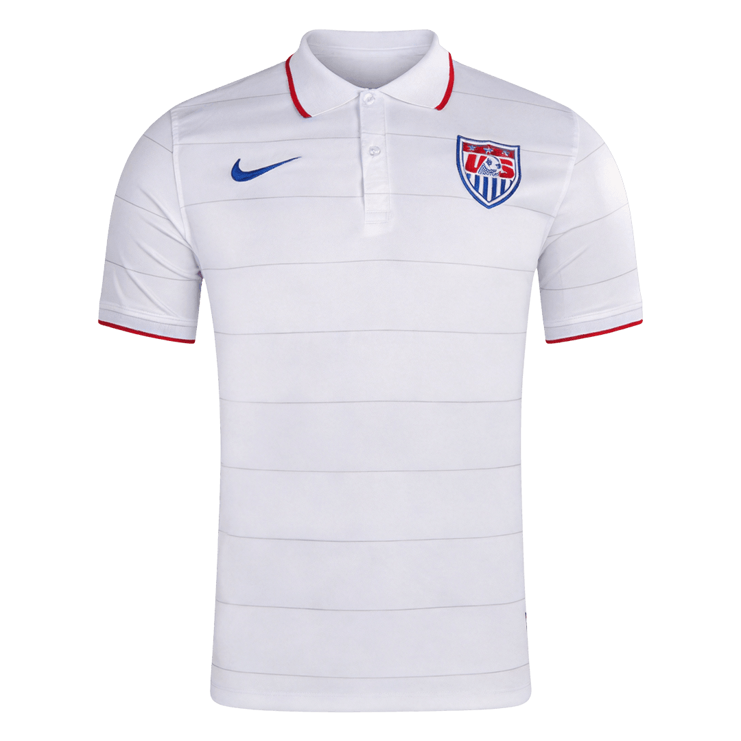 Retrô EUA Casa Camisa 2014 Branco