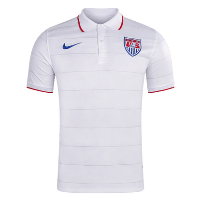 Retrô EUA Casa Camisa 2014 Branco