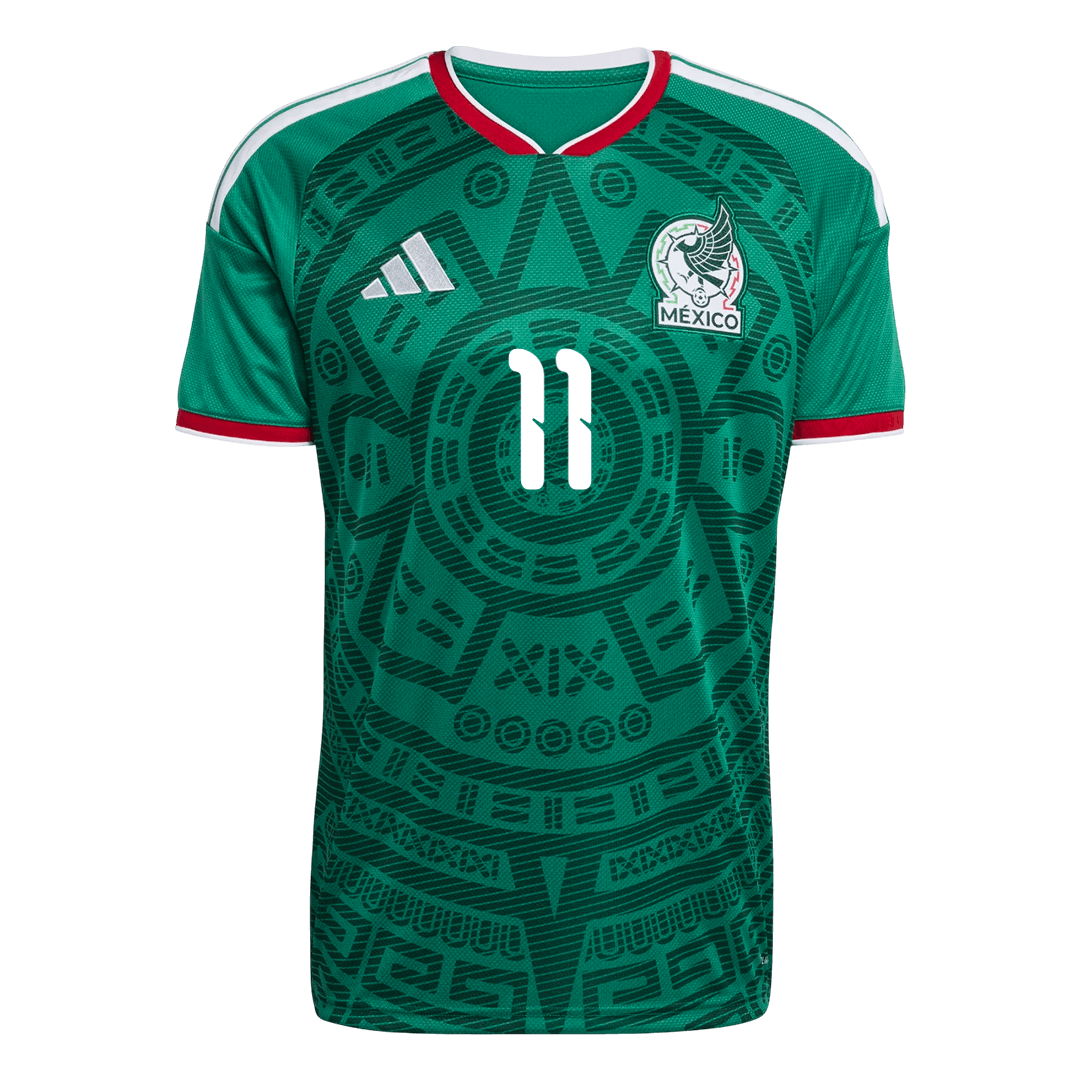 S.GIMENEZ #11 México Casa Camisa 2026 Verde
