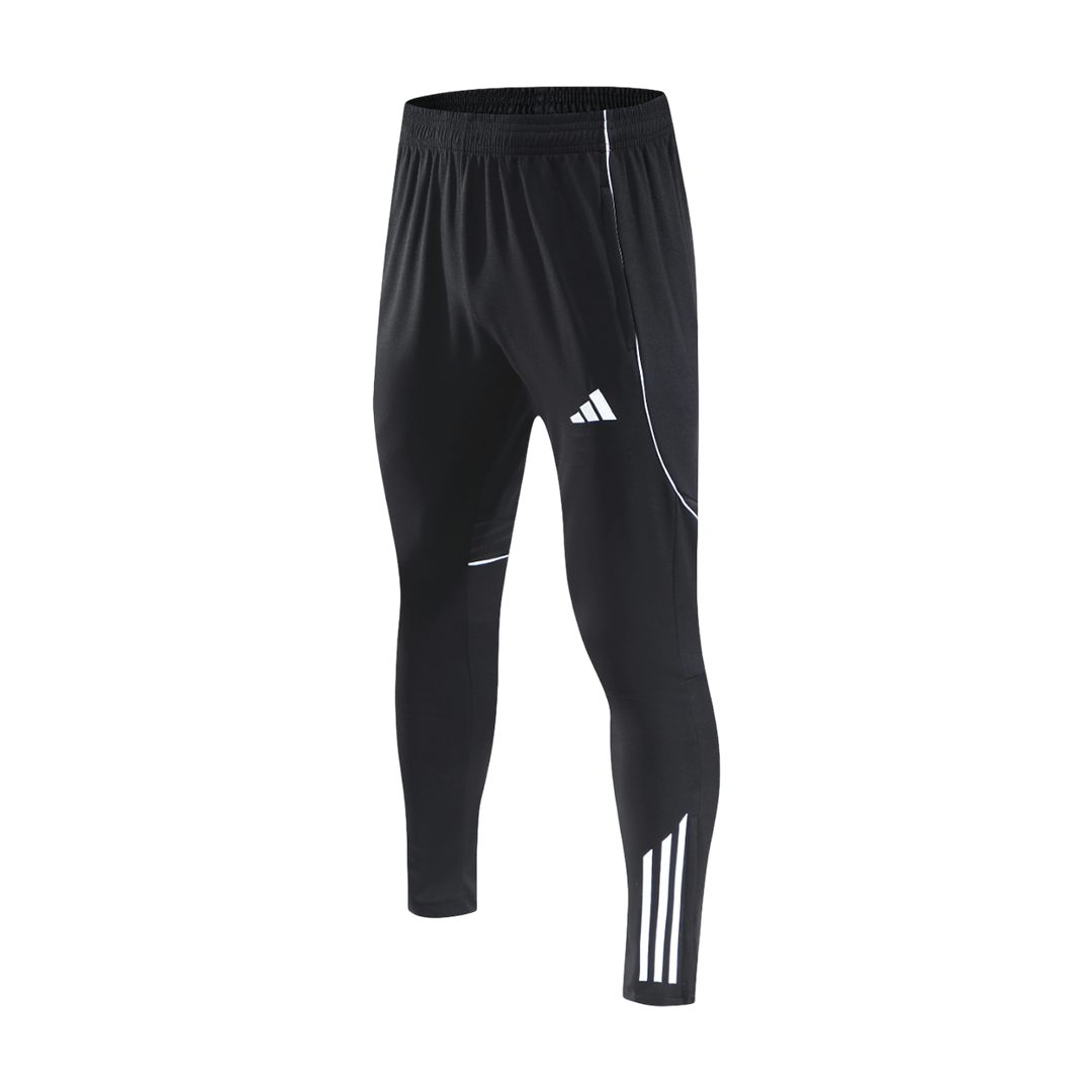 Real Madrid Zíper Moletom Conjunto (Top+Calças) 2025/26 Preto
