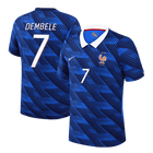 Versão do Jogador DEMBELE #7 França Casa Copa do Mundo Futebol Camisas 2026 Azul