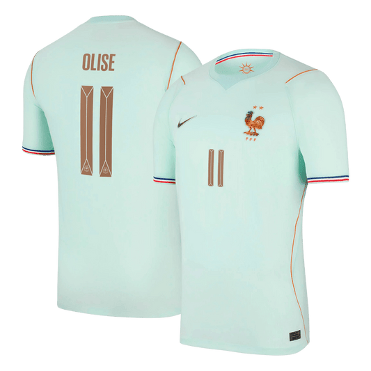 OLISE #11 França Fora Copa do Mundo Camisa 2026 Azul