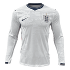 Inglaterra Casa Manga comprida Camisa 2026 Branco