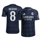 Jogador VALVERDE #8 Real Madrid Fora Futebol Camisas 2025/26 Marinha