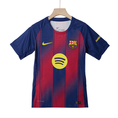 Jogador LAMINE YAMAL #10 Barcelona Casa UCL Futebol Camisas 2025/26