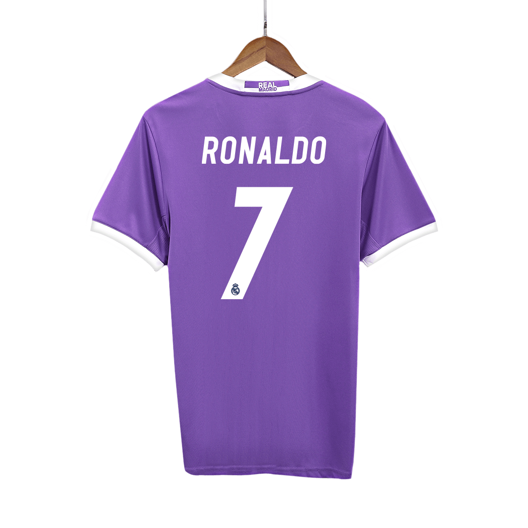 Camisola Retro Real Madrid RONALDO #7 Away Soccer Shirt 2016/17 2025/26