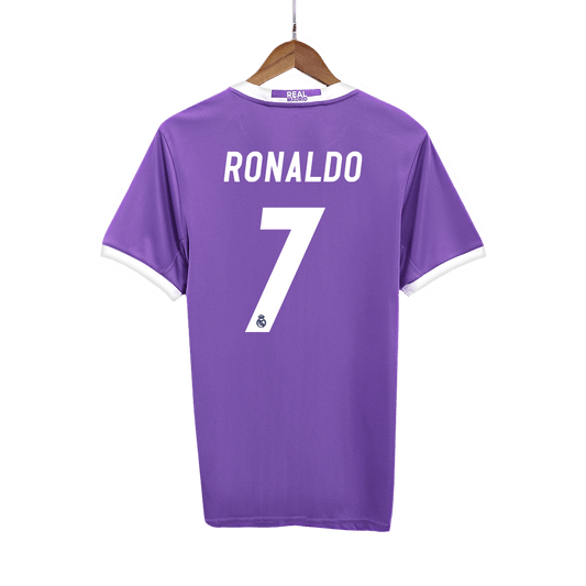 Camisola Retro Real Madrid RONALDO #7 Away Soccer Shirt 2016/17 2025/26