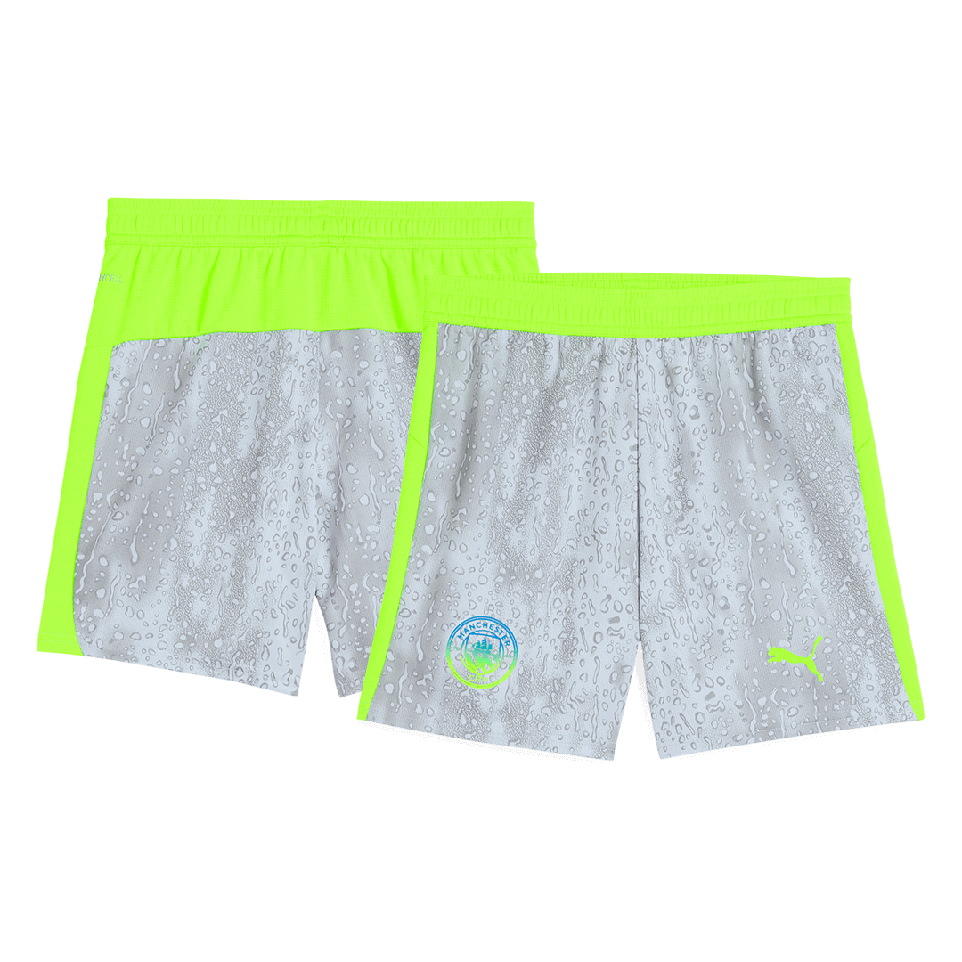 Manchester City 
 Fora Terceira Camisa Conjunto(Camisa+Calções+Meias) 2025/26
