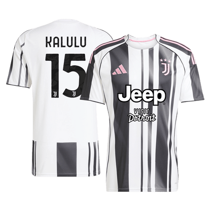 KALULU #15 Juventus Casa Camisa 2025/26 camisola de futebol
