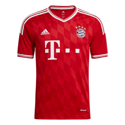 Retrô Bayern Munich Casa Camisa 2013/14 Vermelho