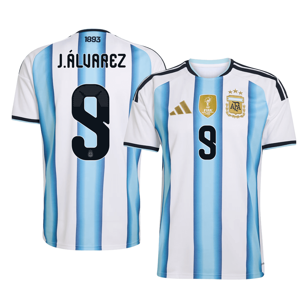J.ÁLVAREZ #9 Argentina Casa Camisa 2026 - camisola de futebol para adeptos em Portugal
