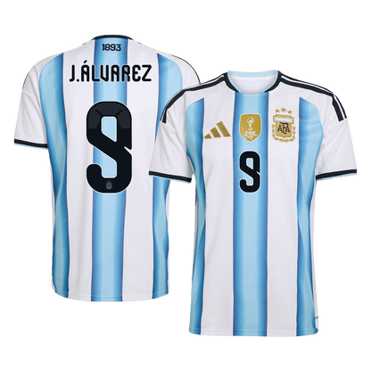 J.ÁLVAREZ #9 Argentina Casa Camisa 2026 - camisola de futebol para adeptos em Portugal
