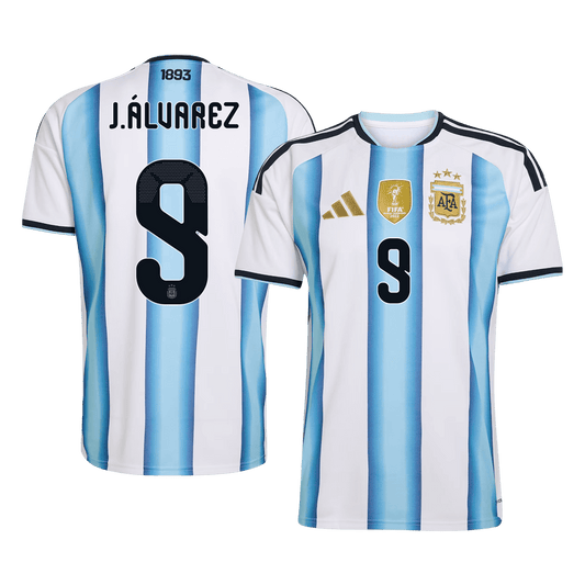 J.ÁLVAREZ #9 Argentina Casa Camisa 2026 - camisola de futebol para adeptos em Portugal