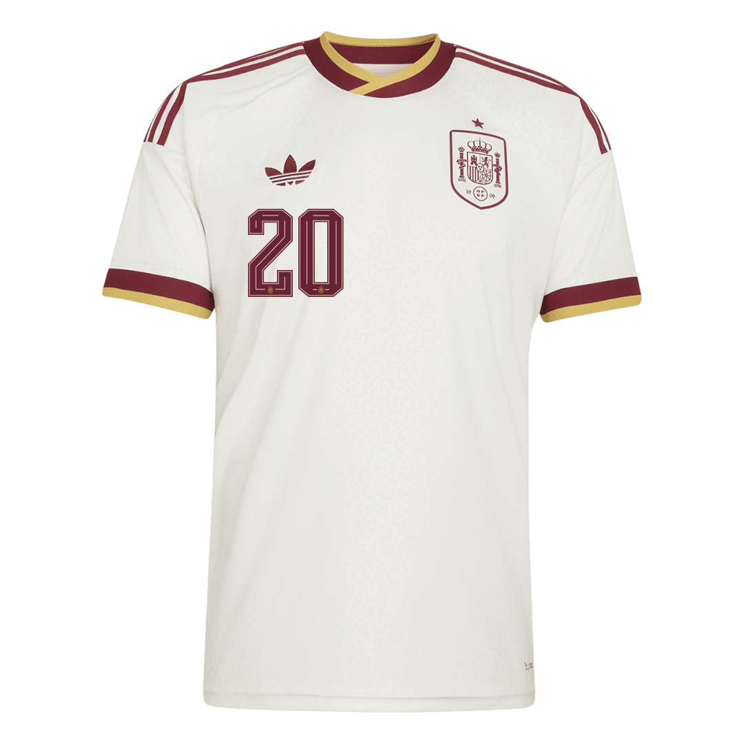 PEDRI #20 Espanha Fora Copa do Mundo Camisa 2026 Branco
