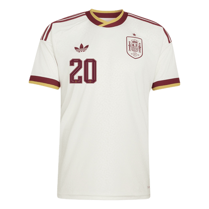 PEDRI #20 Espanha Fora Copa do Mundo Camisa 2026 Branco