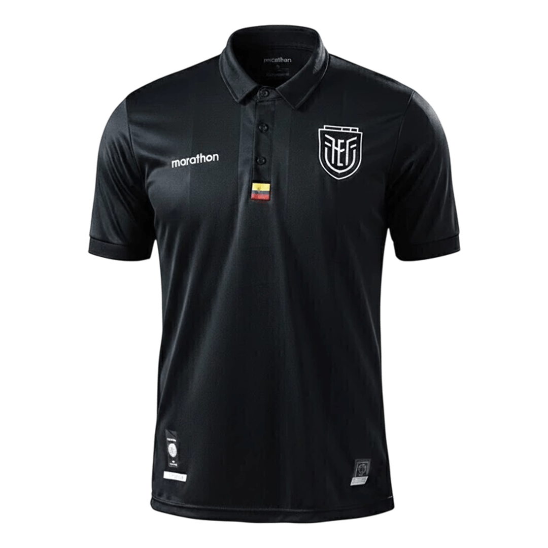 Ecuador Camisa Copa do Mundo 2026 Preto - camisola de futebol para adeptos em