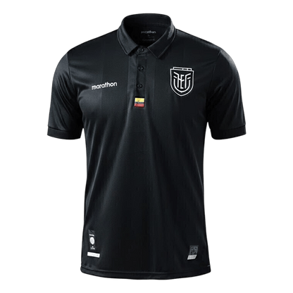 Ecuador Camisa Copa do Mundo 2026 Preto - camisola de futebol para adeptos em